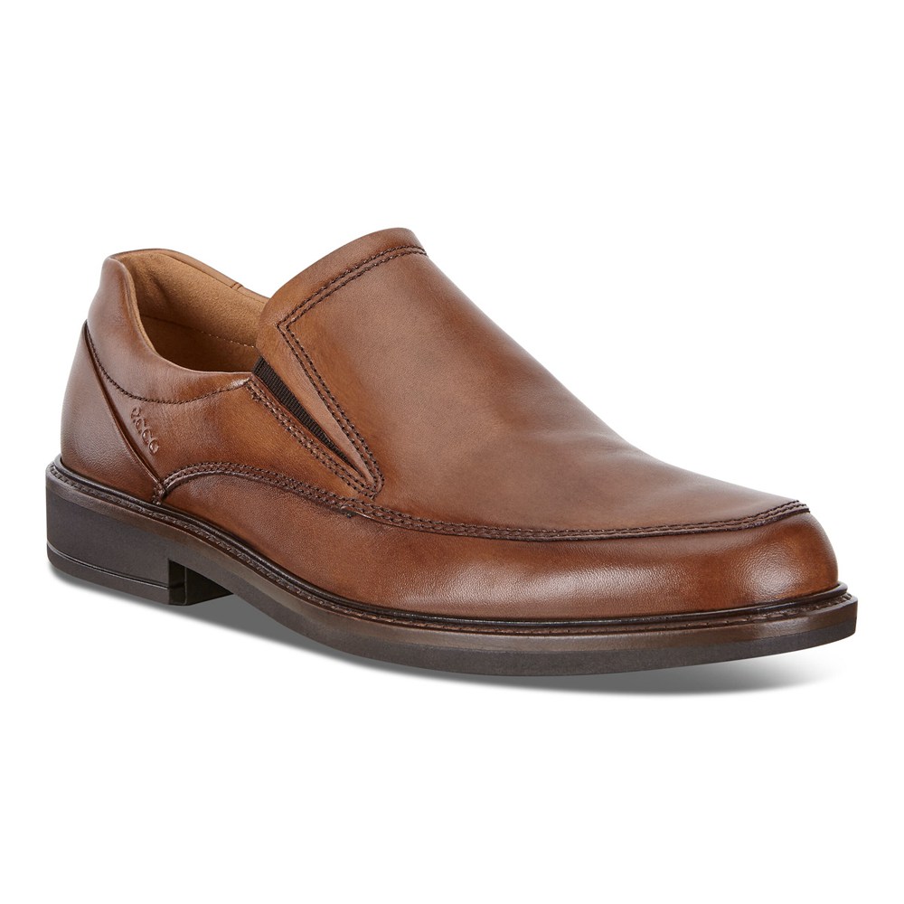 Slip On Hombre - ECCO Holton Apron Toe - Marrom - KLA390825